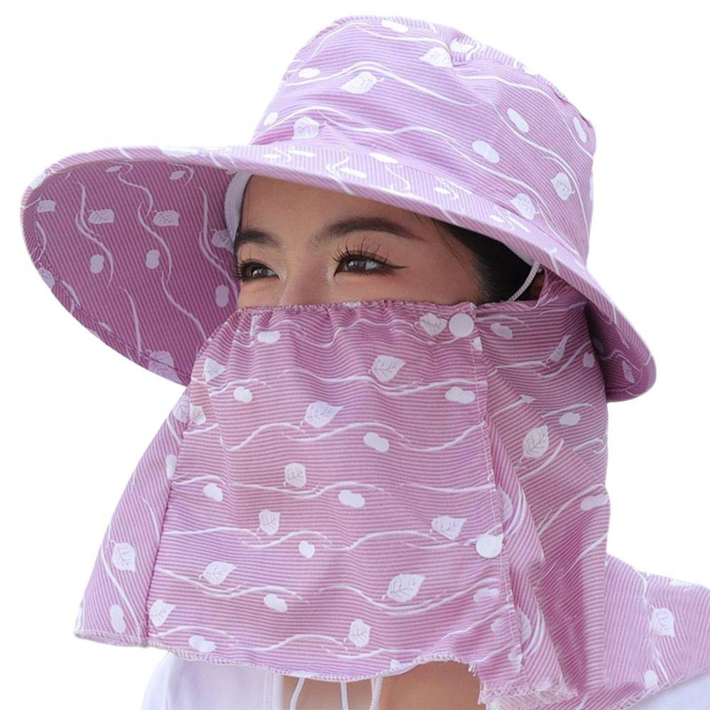 Fishing Hunting Hiking Summer Wide Brim Sun Hat UV Protection Hats Protective Cover Visor Caps