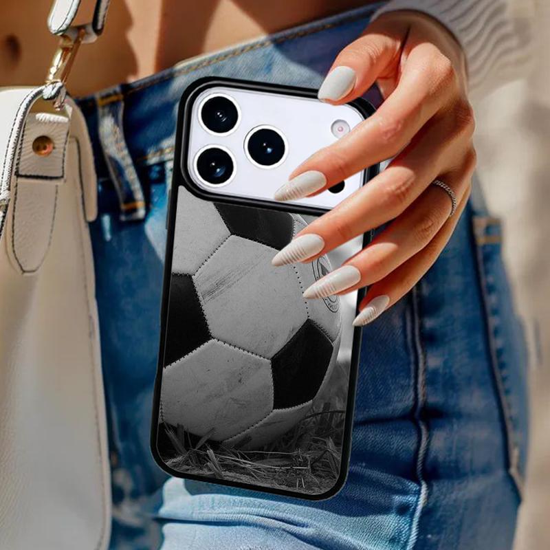Football Phone Case For iPhone 17 Air 14 15 13 12 Max Cover For Apple 14 15 16 16e 11 Pro Max Plus Coque
