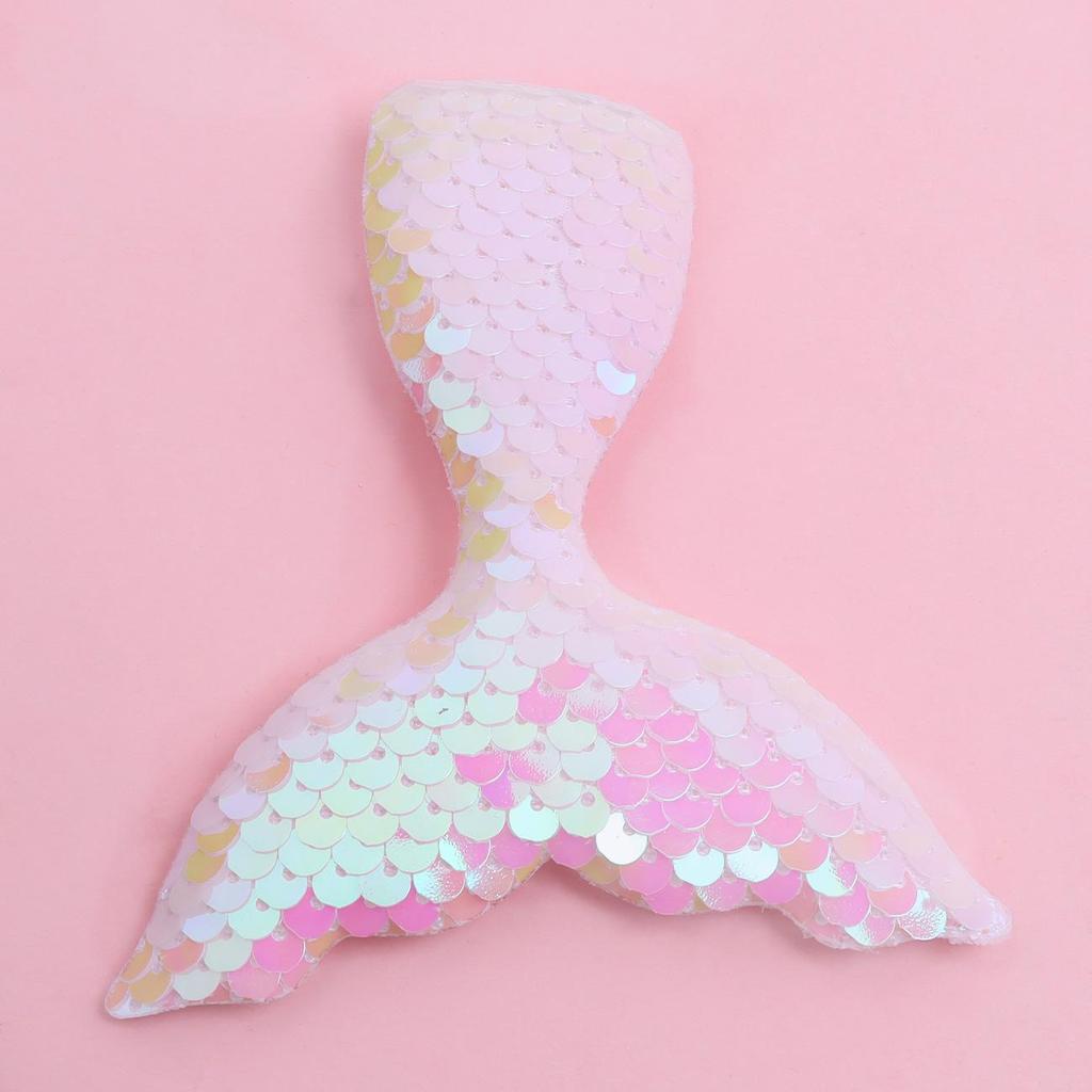 Colorful Mermaid Sequin Hair and Clothing Accessories in Box Packaging