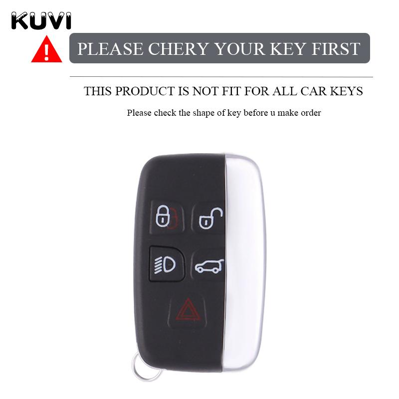 Leather Car Metal Key Case Cover For Land Rover Range Rover Sport Evoque Freelander For Jaguar Xf Xj Xe Xjl Xf Shell Accessories