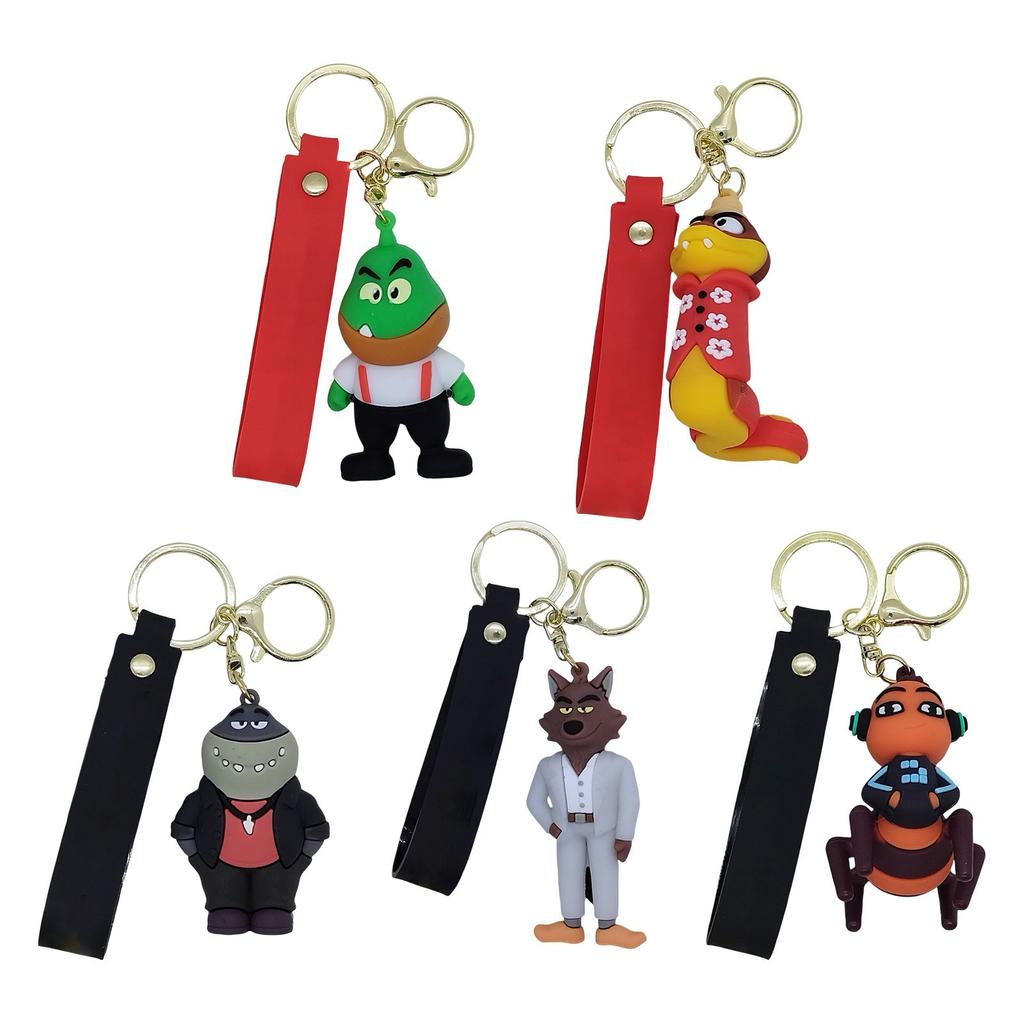 Acrylic Keychain Pendant Student School Bag Cute Decoration Small Gift