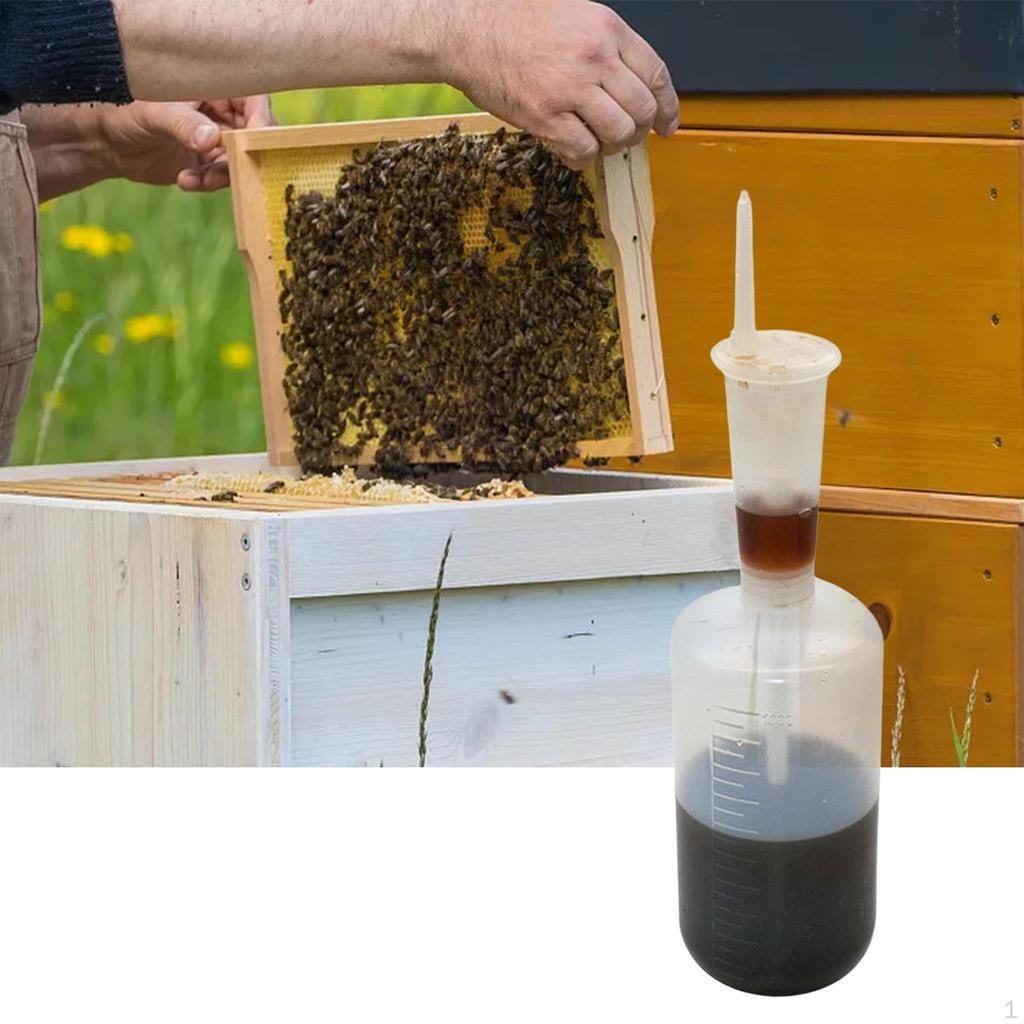 Oxalic Acid Dosage Syringe for Beekeeping Liquid Dispensing Multi Use Transparent Squeeze Bottle
