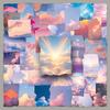 51-Piece Purple Dream Cloud Fantasy Stickers - Waterproof and Fun for Refrigerator, Desktop, Headphones, Laptop