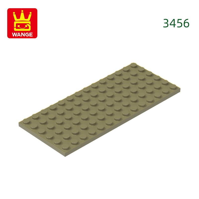 Grundplatte 1 Stück/ Funktioniert mit 3456 beidseitig 6x14 Löchern moc Bausteine Zusammengebaute Konstruktion s