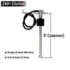 Water Fuel Level Gauge Sensor 100/200/300/400/500MM Marine Boat Car Oil Liquid Tank Fuel Sender Unit Sensors 0-190/240-33ohm