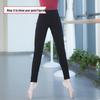 Women's Black Capri Dance Pants - Ballet Training Tights, Elastic, Adult Size