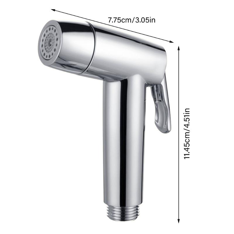 Multipurpose ABS Bathroom Bidet Sprayer Handheld Shattaf Hygienic ABS Bidet Sprays for Toilet Cleaning & Pet Wash