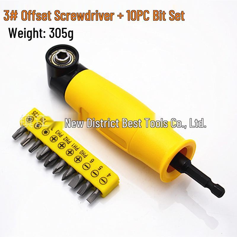 90° Right Angle Electric Screwdriver Drill Attachment