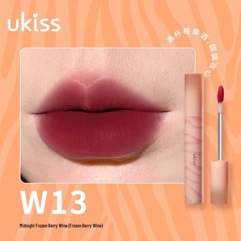 

Ukiss Water Lip Dew W12: Увлажняющая помада и блеск для губ для естественного, подходящего для студентов макияжа