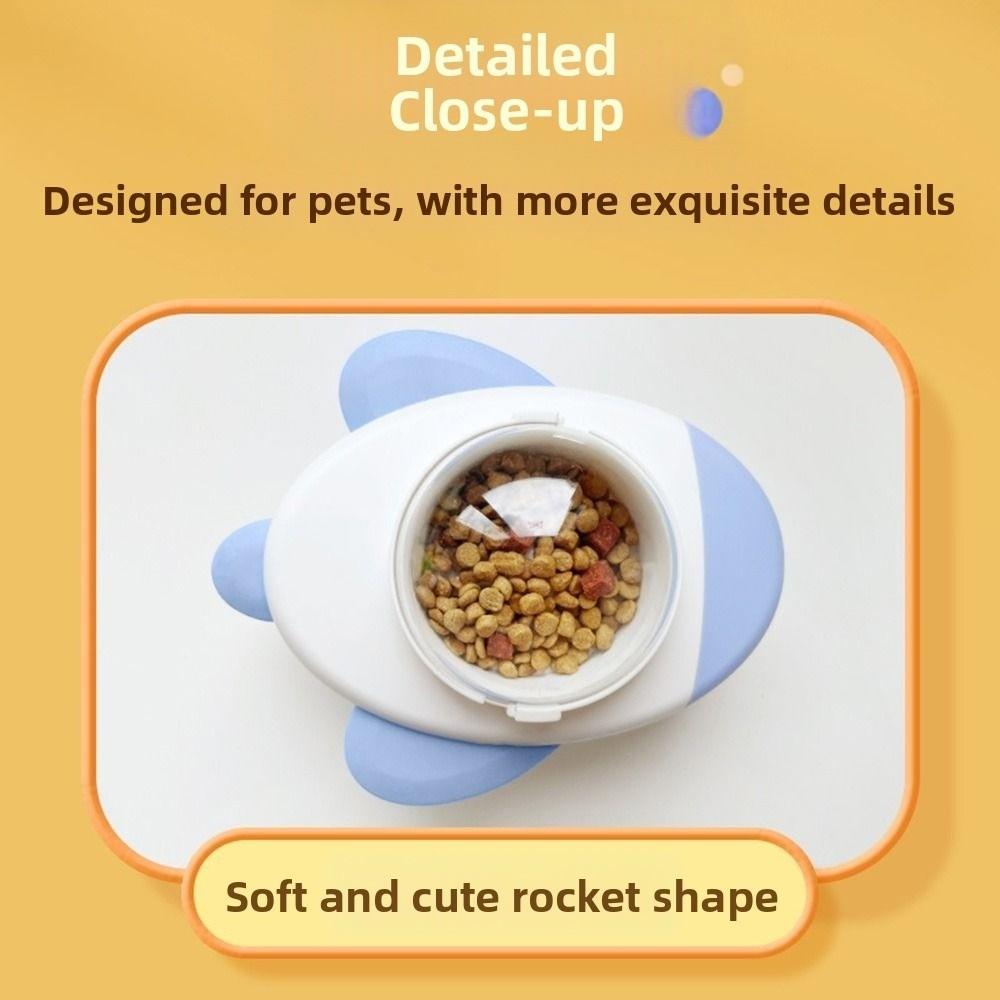 Adjustable Hole Pet Automatic Rotation Feeder Creative Dog Snack Slow Feeder Pet Supplies