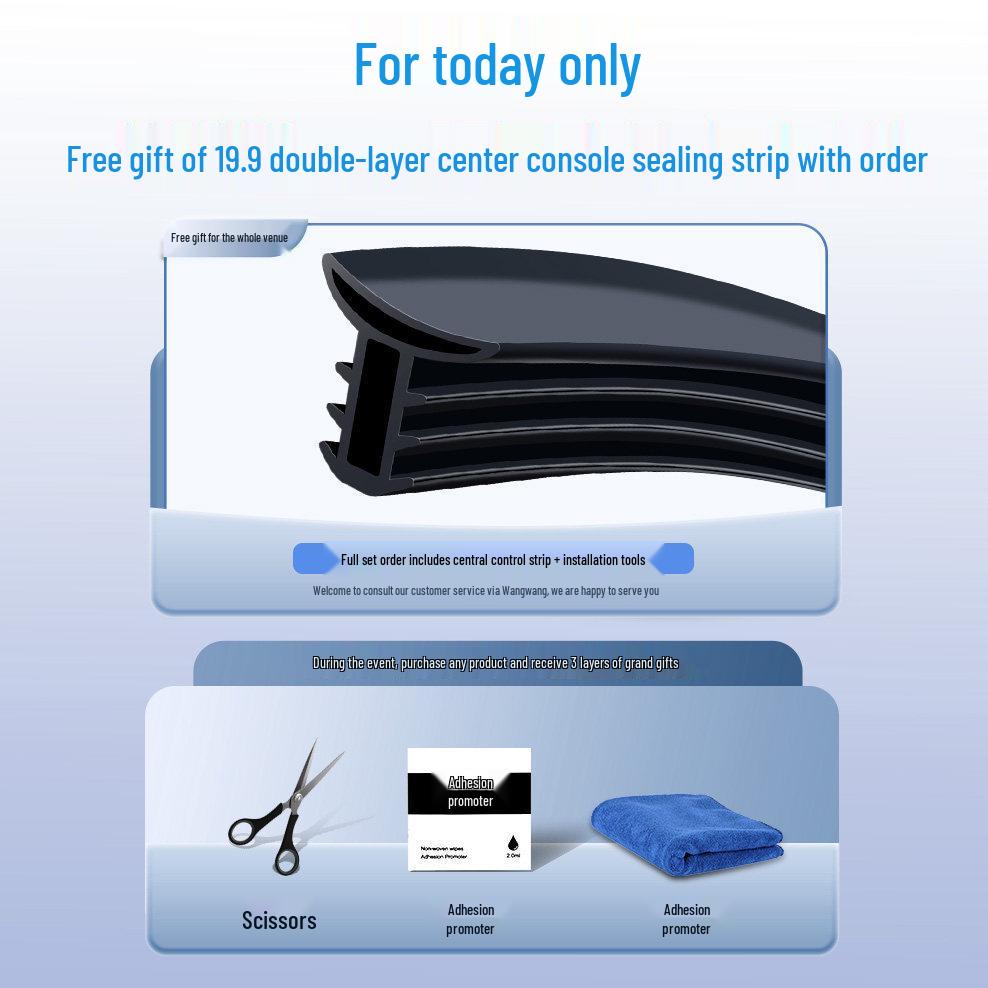 BYD Seagull Car Door Sealing Strip: Sound Insulation, Dustproof, Silent, Waterproof Rubber Strip Modification.