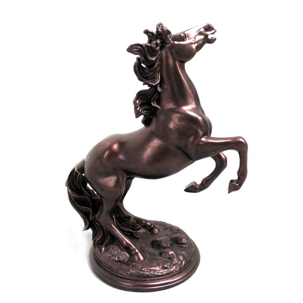 Les Trésors De Lily [L8863] - Bronzefigur „Flamboyant Horse“. (61 cm)