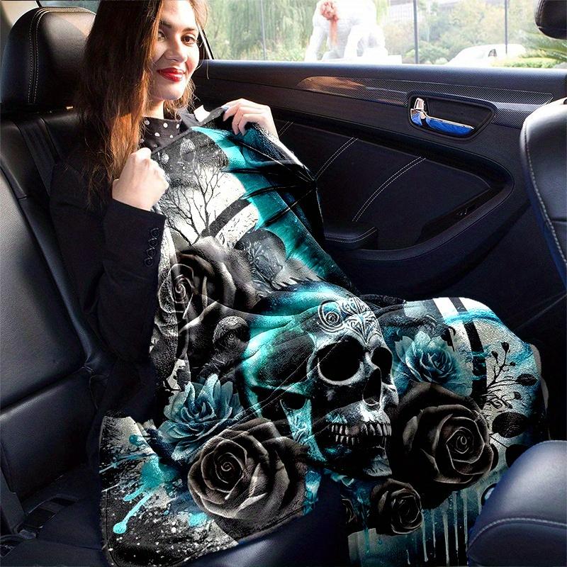 1pc Blue Dragon's Whisper Theme Blanket  Soft Throw for Home Decor, Perfect Gift, Suitable for All Seasons