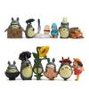 Totoro My Neighbor Cat Bus And Girl Anime Character Mini Model Set Ornament