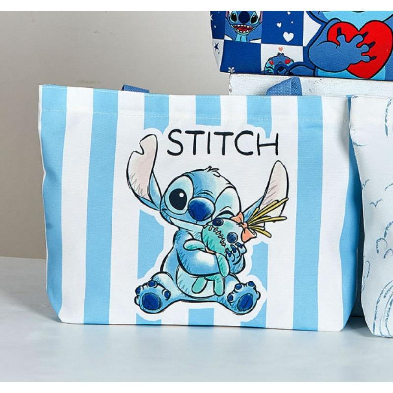 Disney Stor Lærredstaske Skuldertaske Håndtaske Dame Taske Stor Kapacitet Indkøbstaske Pendler Tote Taske