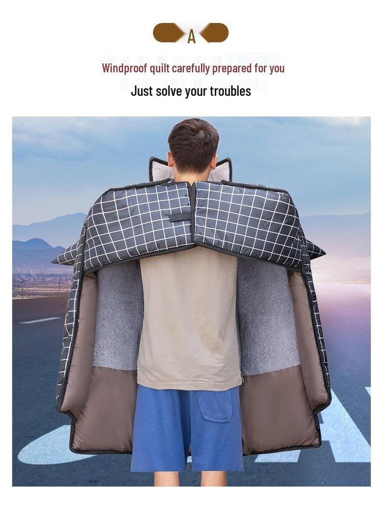 Electric Tricycle Windshield: Thickened, Fleece-Lined, Waterproof, Sunproof, and Windproof Cover for All Seasons.