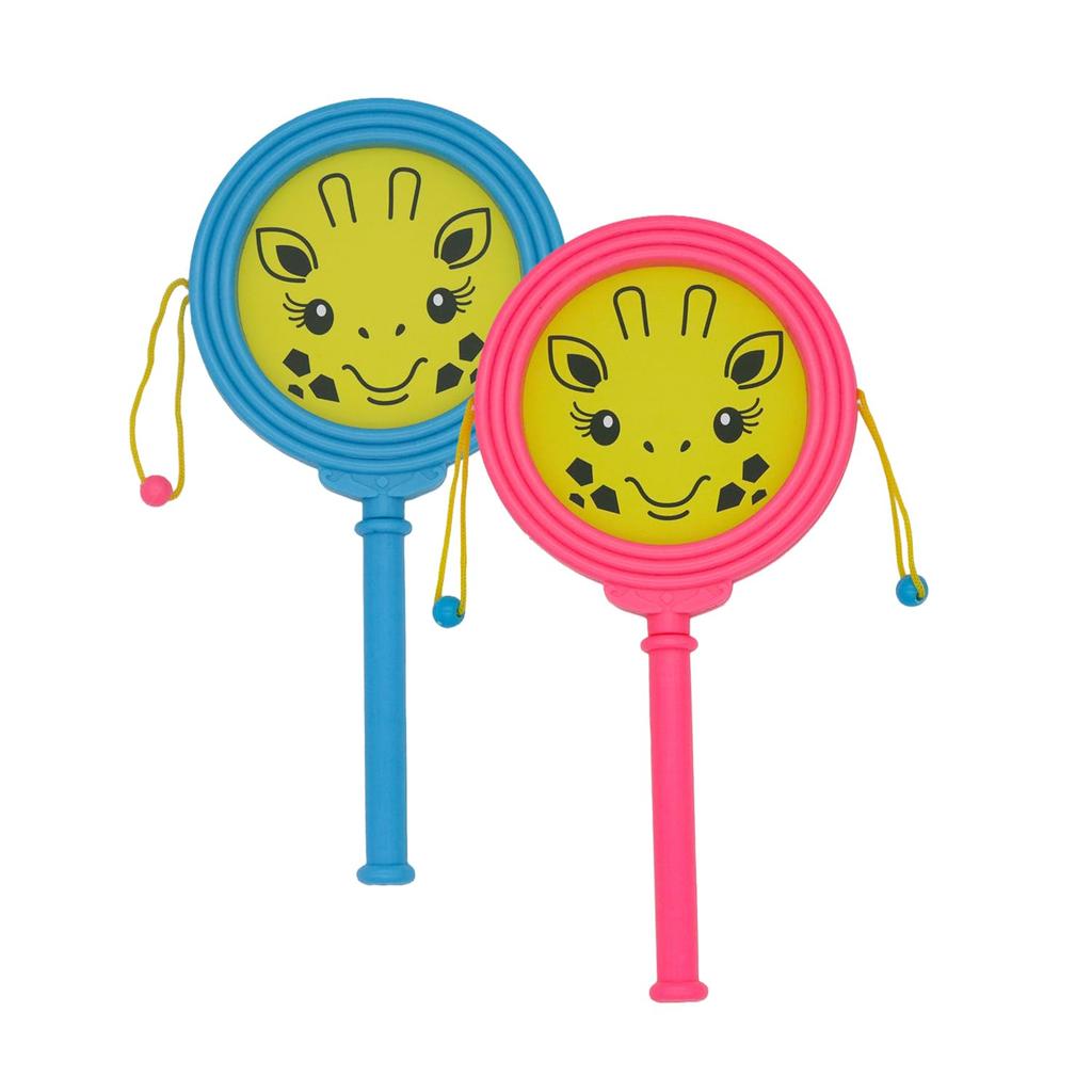 Castle Enterprises Taiko Giraffe and Blue Set of 24 Den-Den Drums, (Pink Assortment), [Japanese Souvenir, Festival/Event/Children's Party/Street