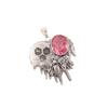 Pink Tourmaline Gemstone 925 Sterling Silver Jewelry Pendant 1.49" Gift For Wife CP-28-16
