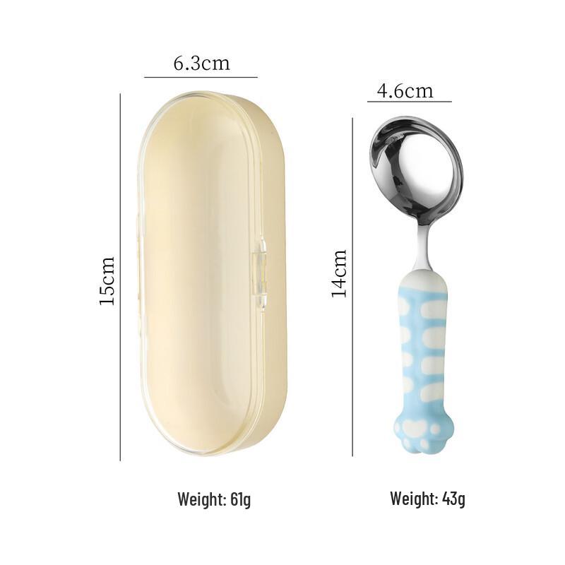 

ZISIZ Stainless Steel Cat Paw Children s Spoon
