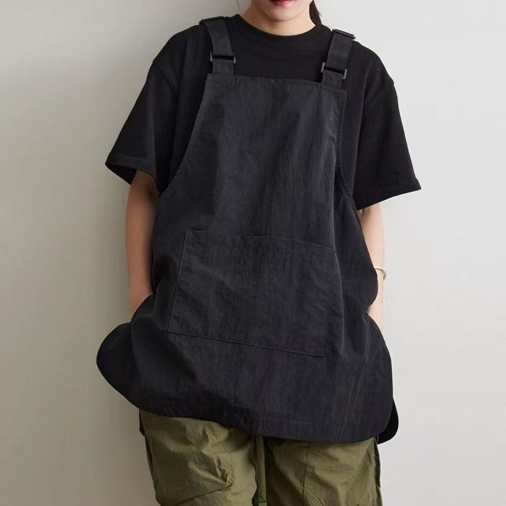Solid Color Work Clothes Sleeveless Workwear Convenient Baking Cooking Aprons  Kitchen Accessories