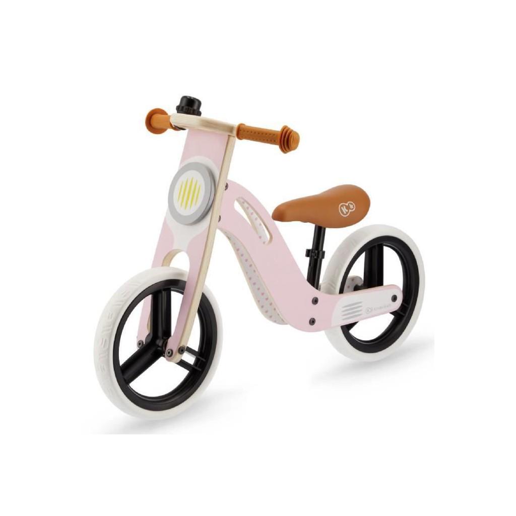 Buy Kinderkraft Wooden Balance Bike UNIQ 12 Inches from 2 Years Pink Color at affordable