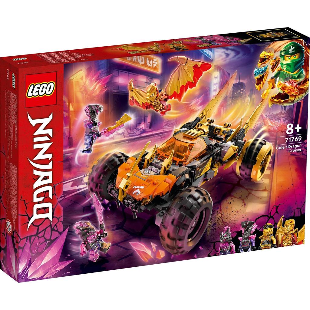 LEGO Ninjago Cole's Dragon Cruiser 71769, Toy, Building Blocks, Gift, Vehicle, Ninja, Boys, Ages 8 and Up