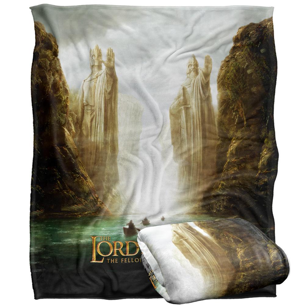 Lord Of The Rings Fellowship Movie Poster Blanket