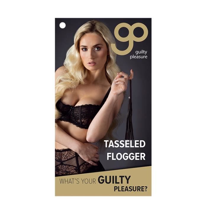 Cravache Guilty Pleasure BDSM-Gp whip noir