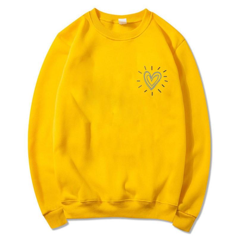 Unisex Oversized Hoodless Sweatshirt Women Men Fall Winter Casual Long Sleeve Cotton Blend Top