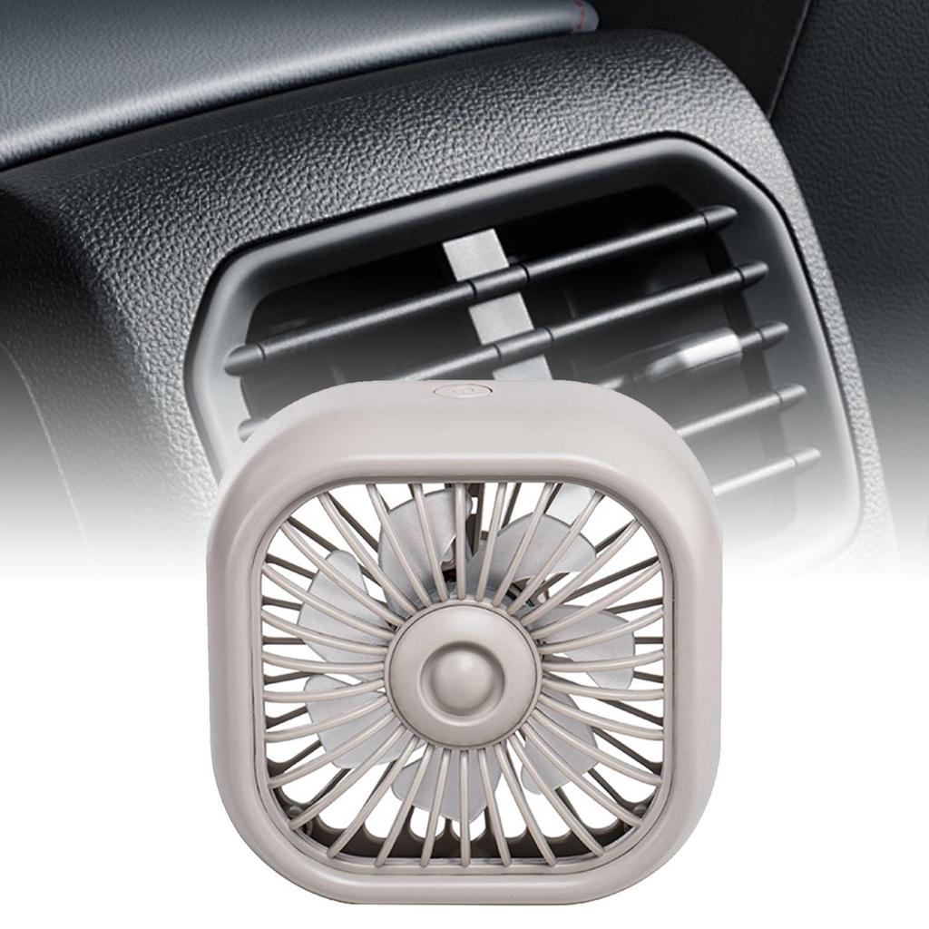 Small Car Summer Fan 3 Speeds Adjustable Mini Portable Fan for Truck RV Car Accessories