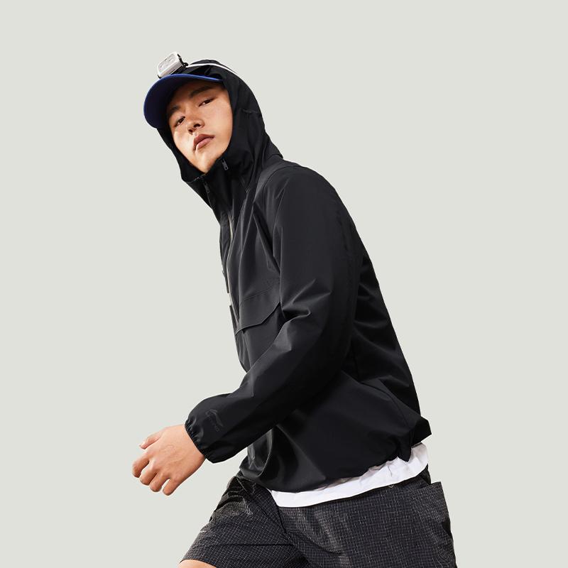 Li Ning CF Trench Coat Men's Black AFDU711-1