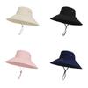 Outdoor Wide Brim Sun Hat With Adjustable Fit For Hiking And Camping