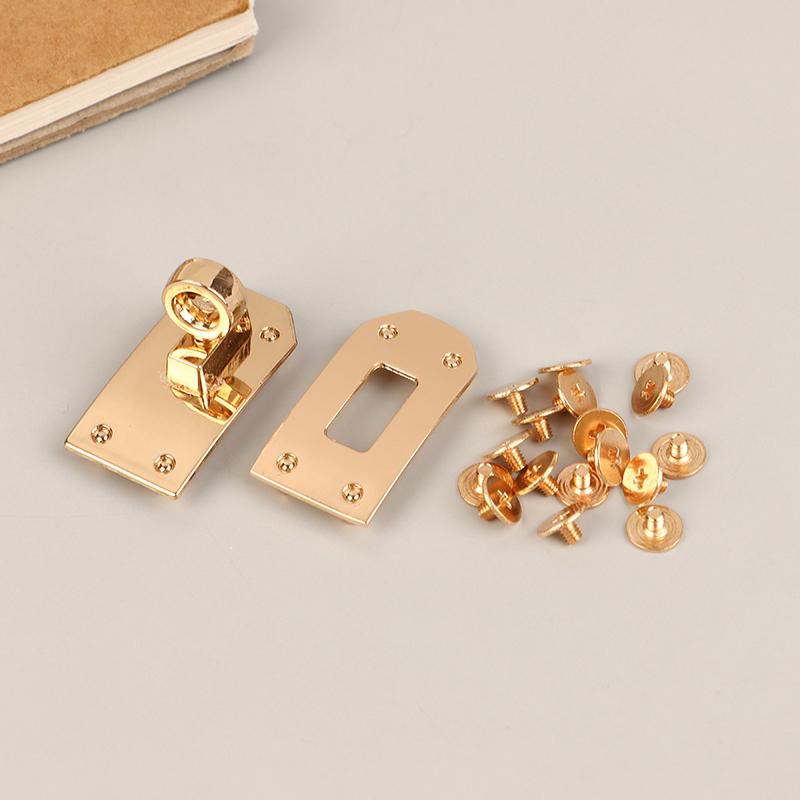 1Set Bag Lock Set Metal Buckles Clasp For Bag Strap Women Handbag Purse Twist Locks Diy Hardware Accessories