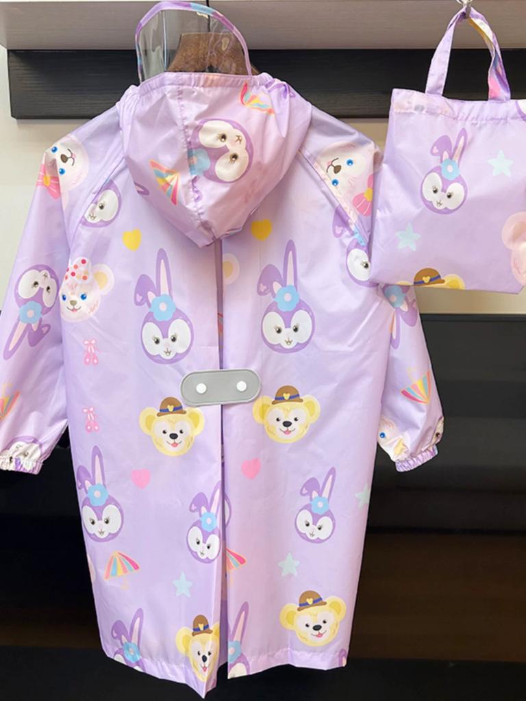 Japanese Style Lightweight Quick-Drying Breathable Kids Raincoat Rainproof Kindergarten Boys and Girls Waterproof Poncho Primary School Student