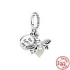 2025 Hot Sale 925 copper Balloon Rainbow Unicorn Charm Bead Fit Original Pantaro Bracelet Making Fine DIY Zircon For Women