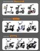Electric Motorcycle Dustproof & Rainproof Cover Set for Scooters and Battery Cars