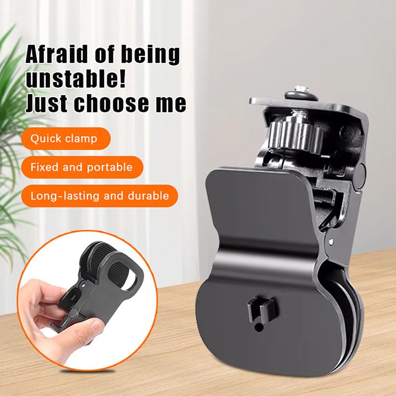Mini lampa wypełniająca Klips Uchwyt do lampy błyskowej aparatu z obrotową głowicą kulową 360 Uniwersalny uchwyt do telefonu Statyw Tabletu Zacisk