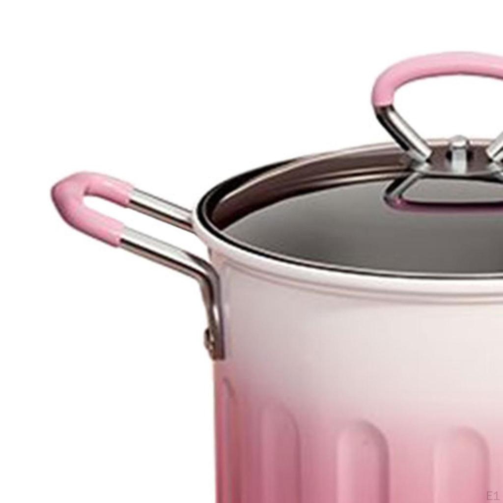 Small Deep Fryer Pot with Frying Basket French Fries Nonstick Oil Cooking Pots Milk Warmer