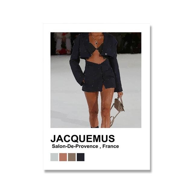 Luksusowa moda Hypebeast nowoczesny cyfrowy projektant sztuki plakat drukuje płótno ścienne malarstwo salon sypialnia dekoracje w stylu nordyckim