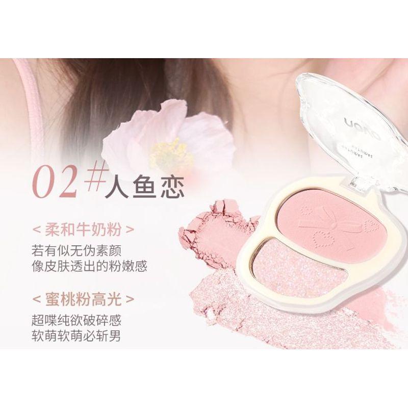 NOVO - Sweet Encounter Highlighter Blush Palette - 3 Types