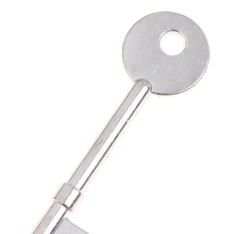5Pcs Vault Zinc Alloy Flagpole Safe Key Single-Bitt Key Blank House Key Blanks For  Special Old Doors Key Emb