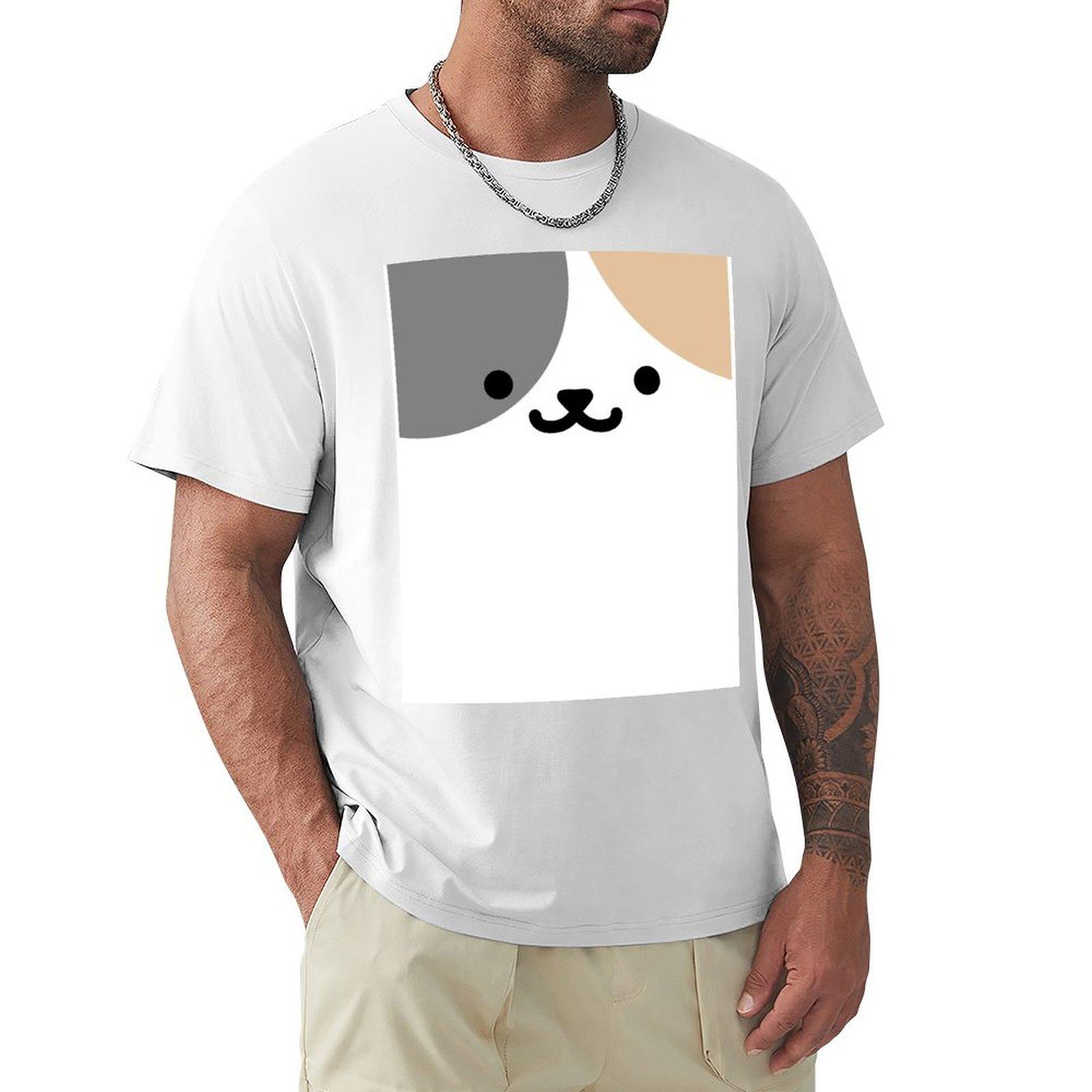 Neko Atsume Pasty Graphic Tshirt Quick Dry Outdoor Sports Tshirt S