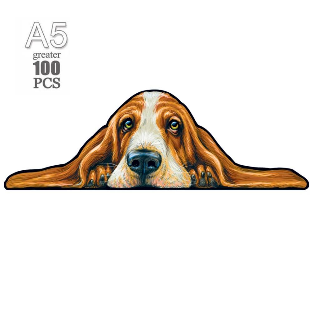 Wooden Puzzle Adult Kids Jigsaw Puzzles Puppy Dog 3D Animal Puzzles Boutique Gift Box Packaging Children Christmas Gifts Toys