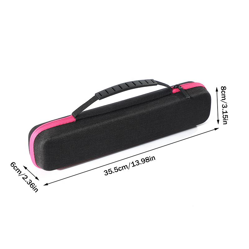 Haarglätter Aufbewahrungstasche Lockenstab Behälter Eva Handtasche Lockenklemme Tragbar Reisekoffer Wasserdicht und Sturzsicher