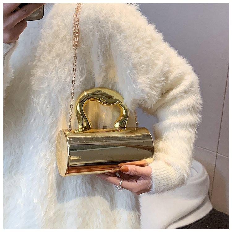 Popular Acrylic Fashion Handbag Bag Women's New Foreign Style Versatile Solid Color Box Bag Fresh and Elegant Messenger Bag