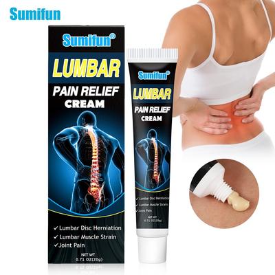 20g Crema per alleviare il dolore lombare Estratto di erbe Ceppo muscolare Unguento Collo Schiena Articolazione del ginocchio Dolore osseo Gesso