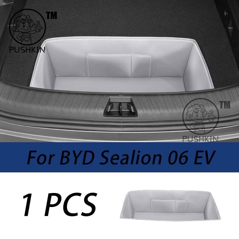 For BYD Sealion 06 EV 2025 2026 Front Trunk Storage Organizer Engine Compartment Storage Bag Storage Mat Car Accessories