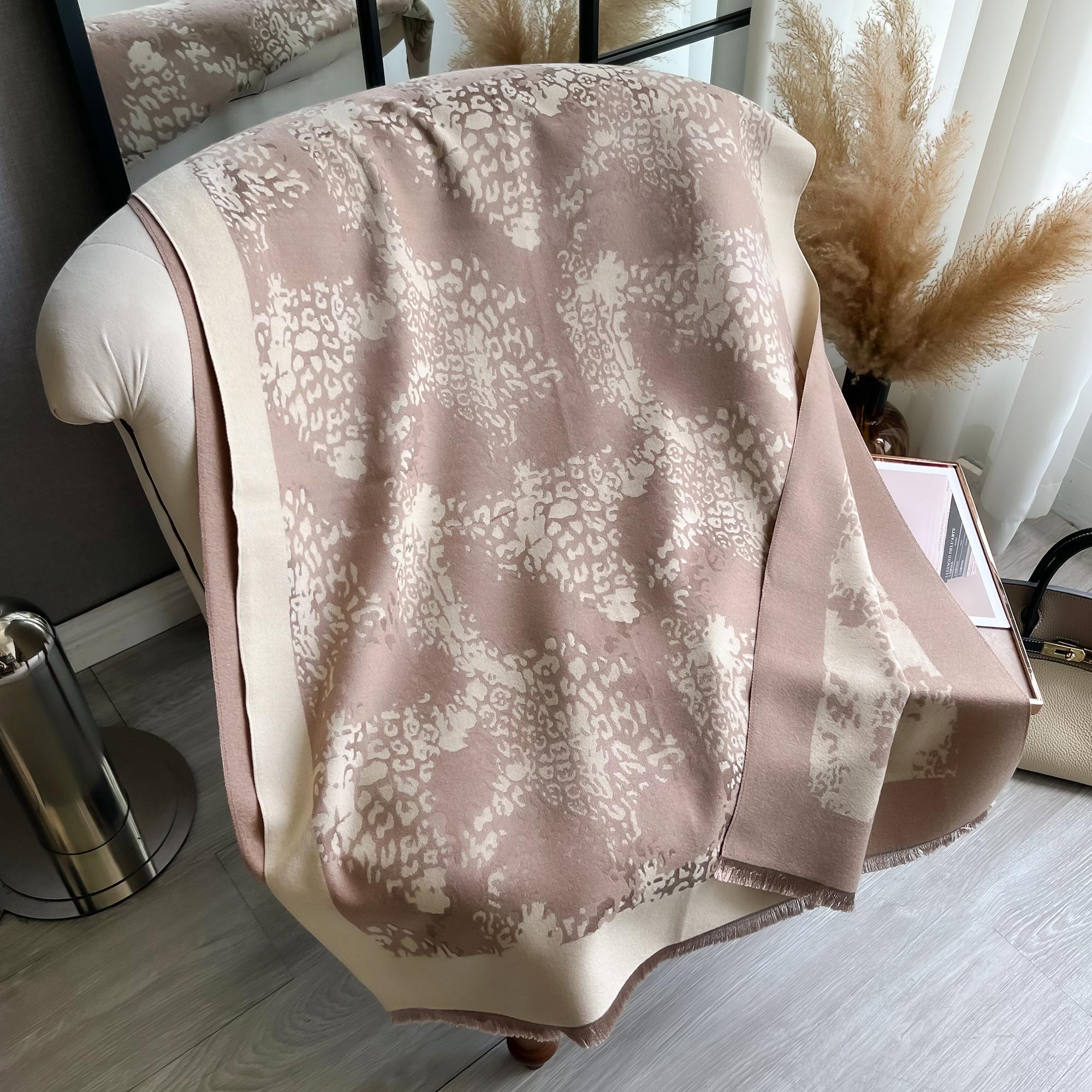 Winter Warme Kasjmier Sjaal Voor Vrouwen Luxe Pashmina Deken Dikke Sjaal Wikkel Neckerchief Mode Bufanda Echarpe Poncho gray