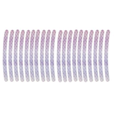 Hengroly Car Wheel Stickers, Wheel Rim Decal Stripes - 20 Pcs Reflective Rim Strips
