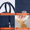 Large Capacity Portable Insulated Picnic Bag Student Handheld Meal Bag Waterproof Oil Resistant Thickened Aluminum Foil